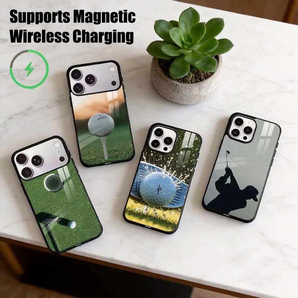 S-Sport of G-Golf  Phone Case For iPhone17,16,15,14,13,12,11 Plus,Pro Supports Magnetic Wireless Charging Gift