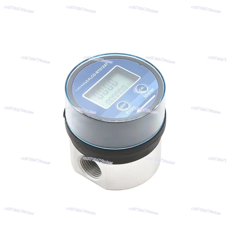 Elliptical Gear Flow Meter 4 Minutes Aluminum Alloy High Precision Diesel Engine Oil Electronic Digital Display Liquid Meter