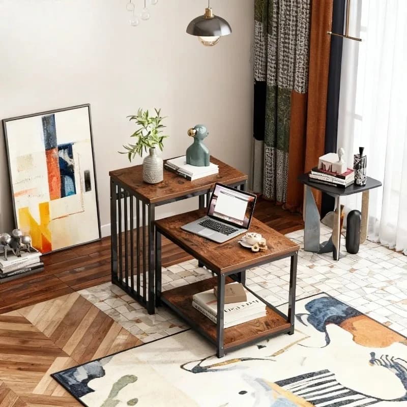 -For  Furniture for Bedroom Lamp Bedside Table With Charging Station Solid Wood Nightstand Dining Room Table Breath Night Box&