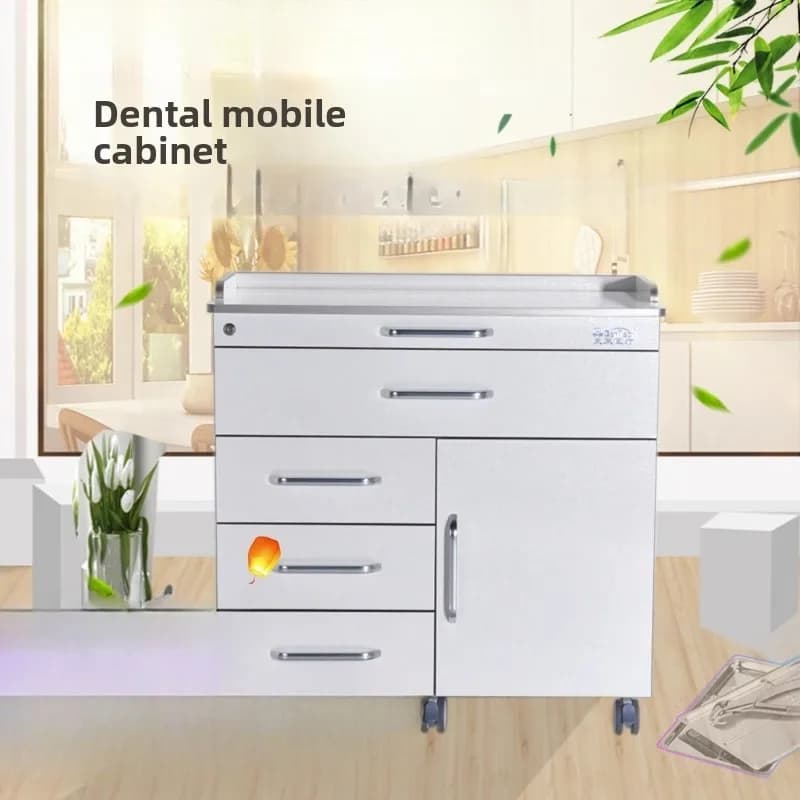combination side cabinet Multifunctional mobile cabinet trolley workbench Hospital  storage