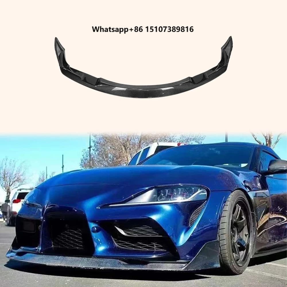 For Supra A90 2019-2022 Carbon Fiber AIM Style Front Bumper Bottom Lip
