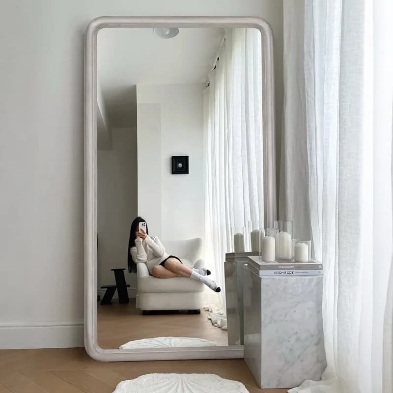 Aesthetic Modern Decorative Mirrors Vanity Makeup Funky Nordic Square Mirror Star Garden Luxury Art Spiegel Wand Home Products