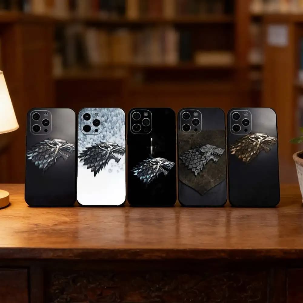 Winter Is Coming  Phone Case For iPhone 17, 16,15,14,13,12,11 Plus,Pro Max, Others Soft Black Cover