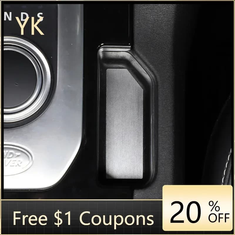 For Land Rover Discovery 4 10-16 Car Electronic Handbrake Bottom Anti-scratch Patch Decorative Stickers Interior Car Accessories