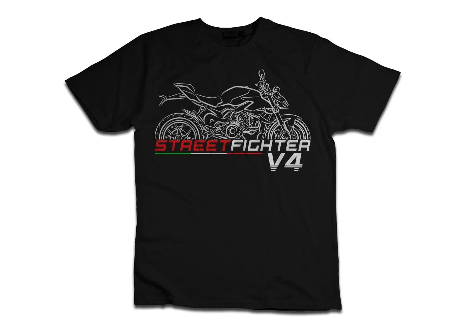 Streetfighter V4 Motorcycle T-Shirt Graphic Summer Short Sleeves 100% Cotton Cool Tee S-3XL