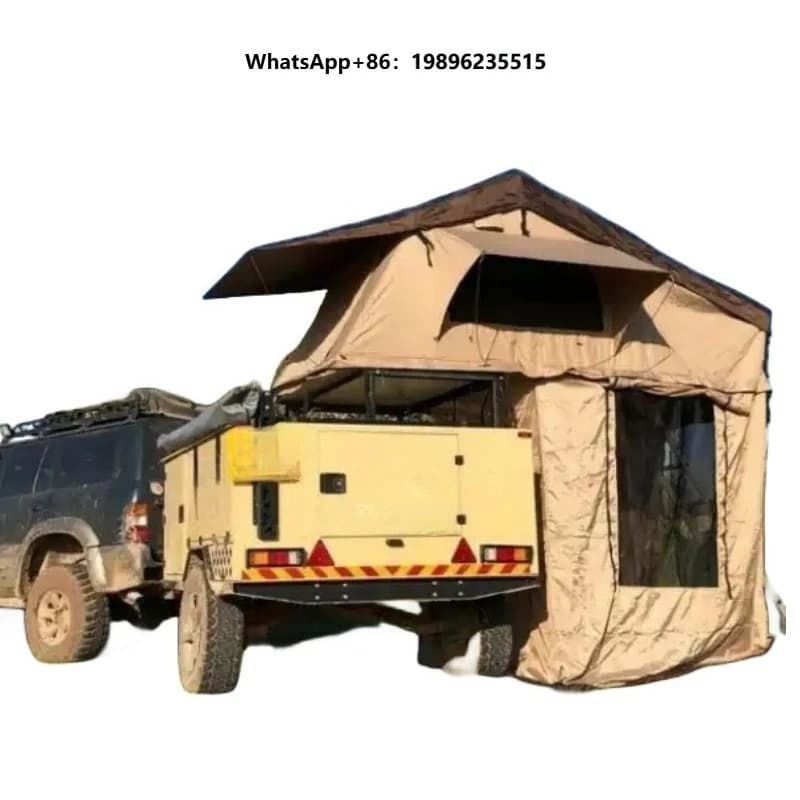 Outdoor Camping 4WD Car Roof Tent Top with Skylight