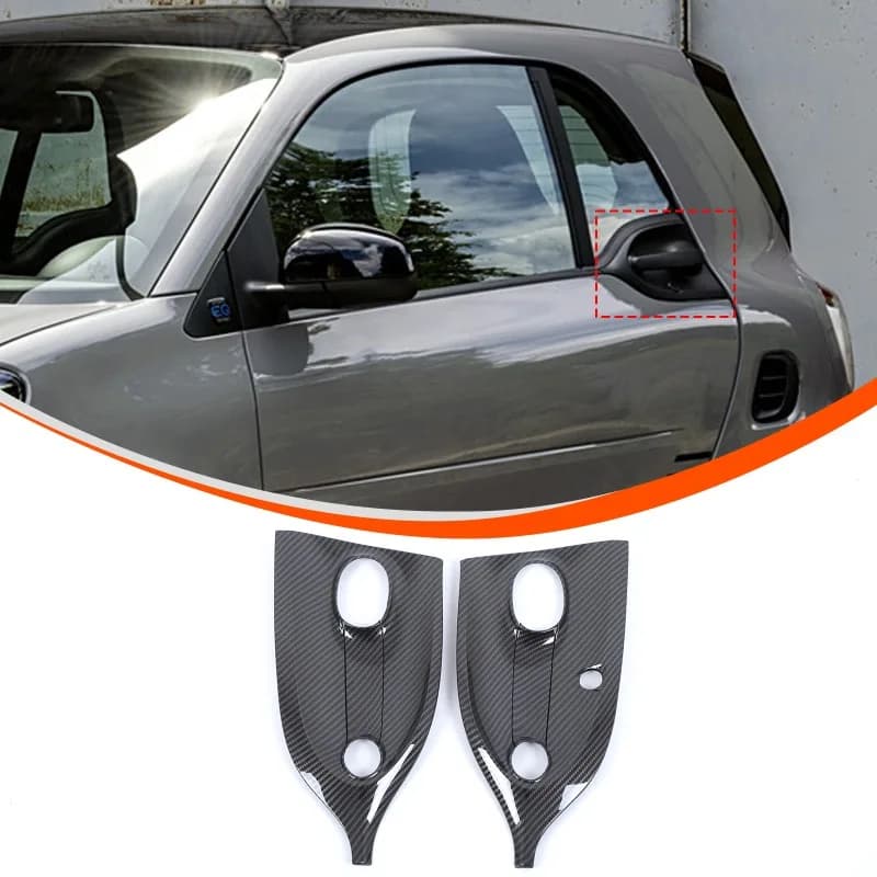 ABS For 2016-2021 Mercedes-Benz Smart W453 LHD Exterior Door Handle Cover Protective Panel Scratch Guard Car Accessories