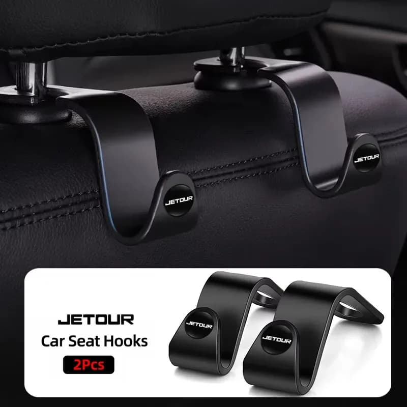 Car Headrest Storage Hanger Seat Back Hook 2PCS For JETOUR X70Plus X90 T2 T3 X95 Auto Interior Decor