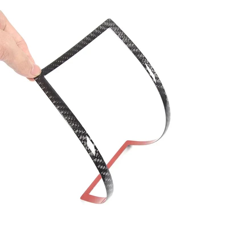 For Land Rover Defender 110 2022-2024 Soft carbon fiber car navigation screen decorative frame accessories