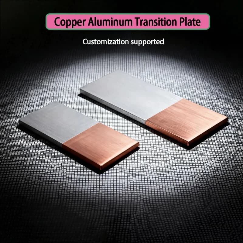 Copper Aluminum Alloy Conductive Bar Transition Plate Connection Sheet Custom Thickened Flash Welded Non-Standard