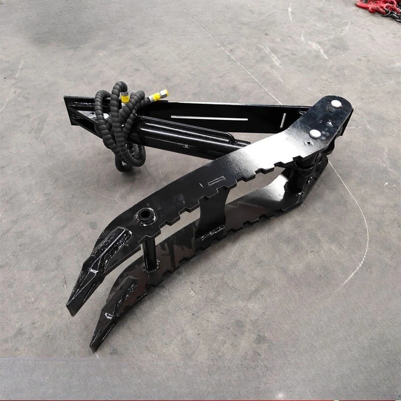 Hydraulic thumb clamp for excavator, small excavator accessories