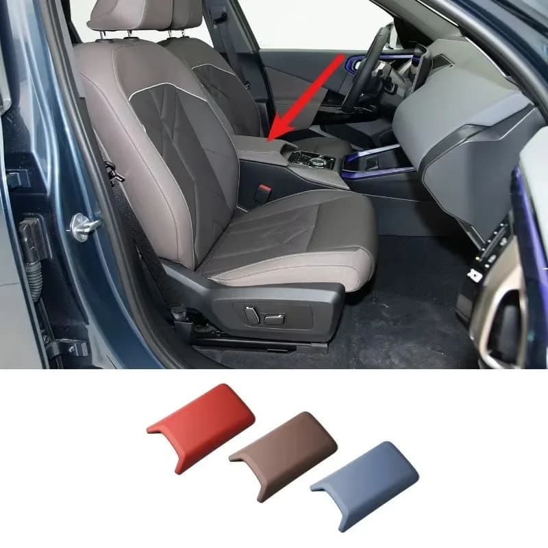 For BMW X3 G45 2025-2026 ABS Red Car Armrest Box Cover Trim Interior Car Accessoires
