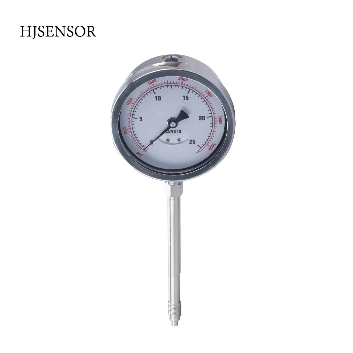 High Temperature Melt Pressure Gauge for Extrusion Machine Homogenizer Viscous Liquid Diaphragm Optimized for Use with Piping