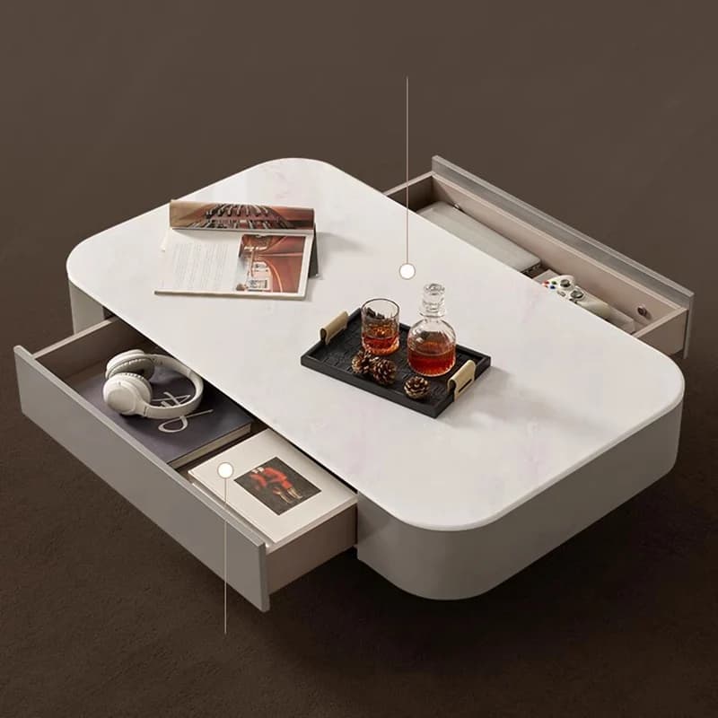 Drawers Dinner Coffee Table Luxury Bedroom Modern Living Room Kitchen Side Table Moving Kaffee Tische Chinese Style Furniture