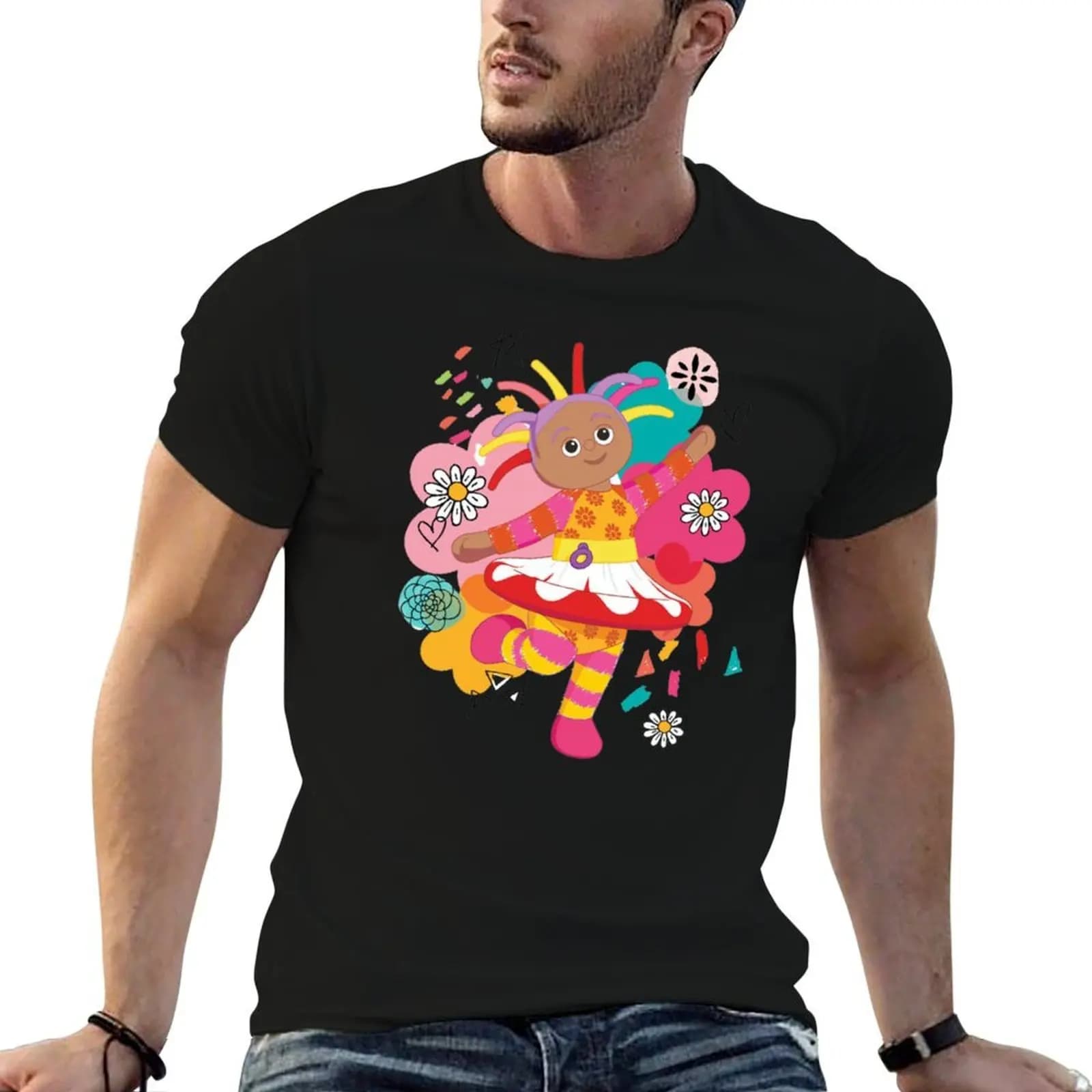 iggle piggle T-Shirt t shirts cotton 100% anime t shirts oversize T-Shirt