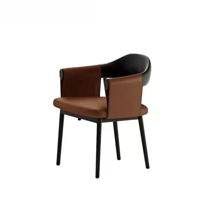 Minimalist solid wood dining chair Home high-end simple armchair