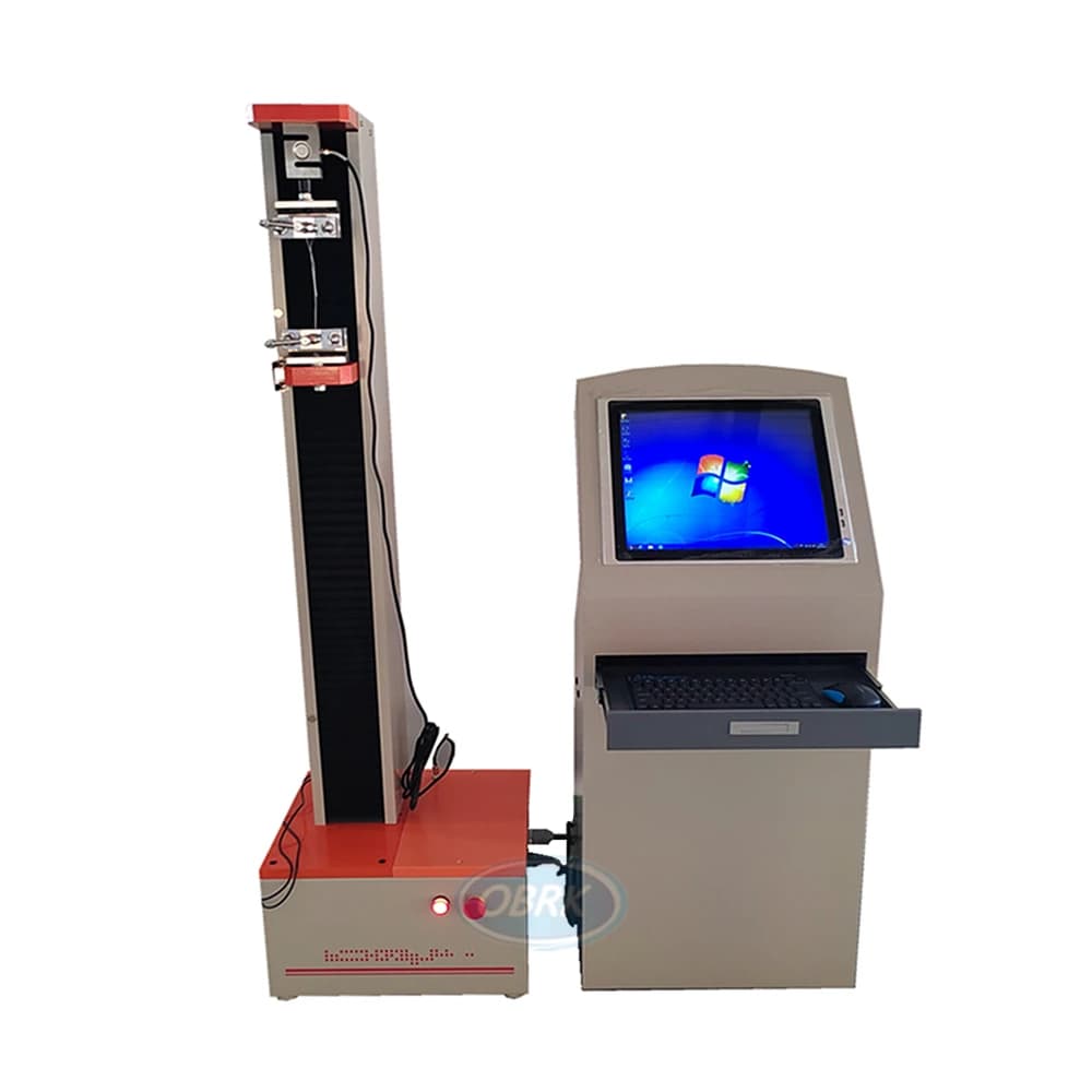 Single Column Electronic Tensile Testing Machine Electronic Universal Testing Machine