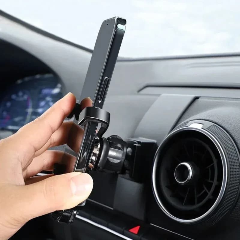 For Audi A3 A4L A6L Q5 Q3 A5 2005-2023 ABS Car Air Vent Mobile Phone Holder GPS Navigation Holder Interior Car Accessories