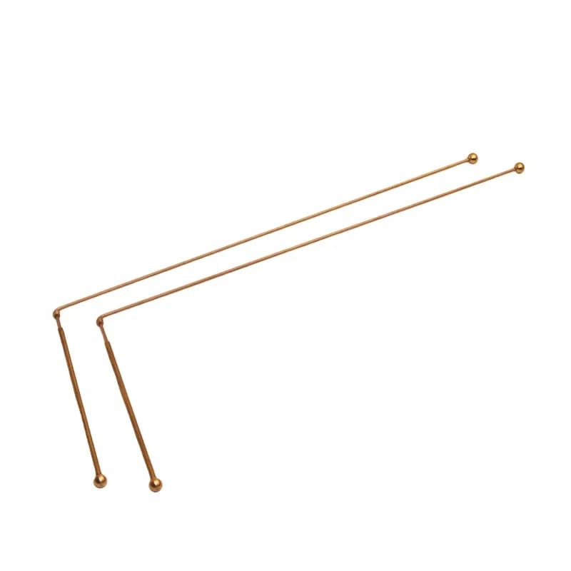 Double round head Xunlong ruler cross-border hot-selling Xunlong ruler water detection rod 99.99%pure copper metal detection rod