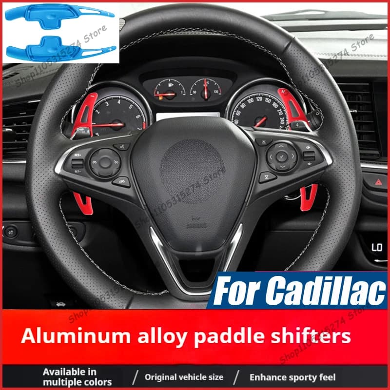 For Cadillac Paddle Shifters XT5 Regal CT6 Camaro GL8 Steering Wheel Carbon Fiber Car Shift Paddle Interior