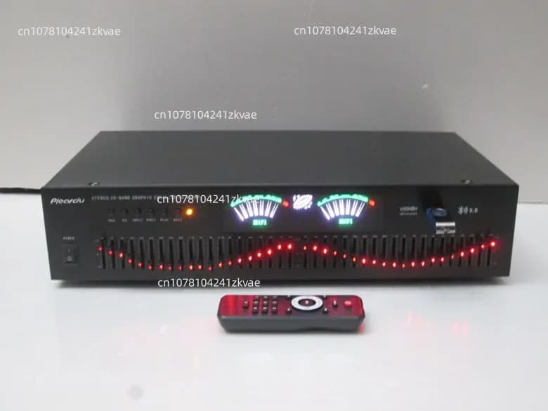 Remote control 40-band 5.0 lossless Bluetooth card stereo high-medium bass hifi Graphic Equcize home dual 20-band EQ equalizer