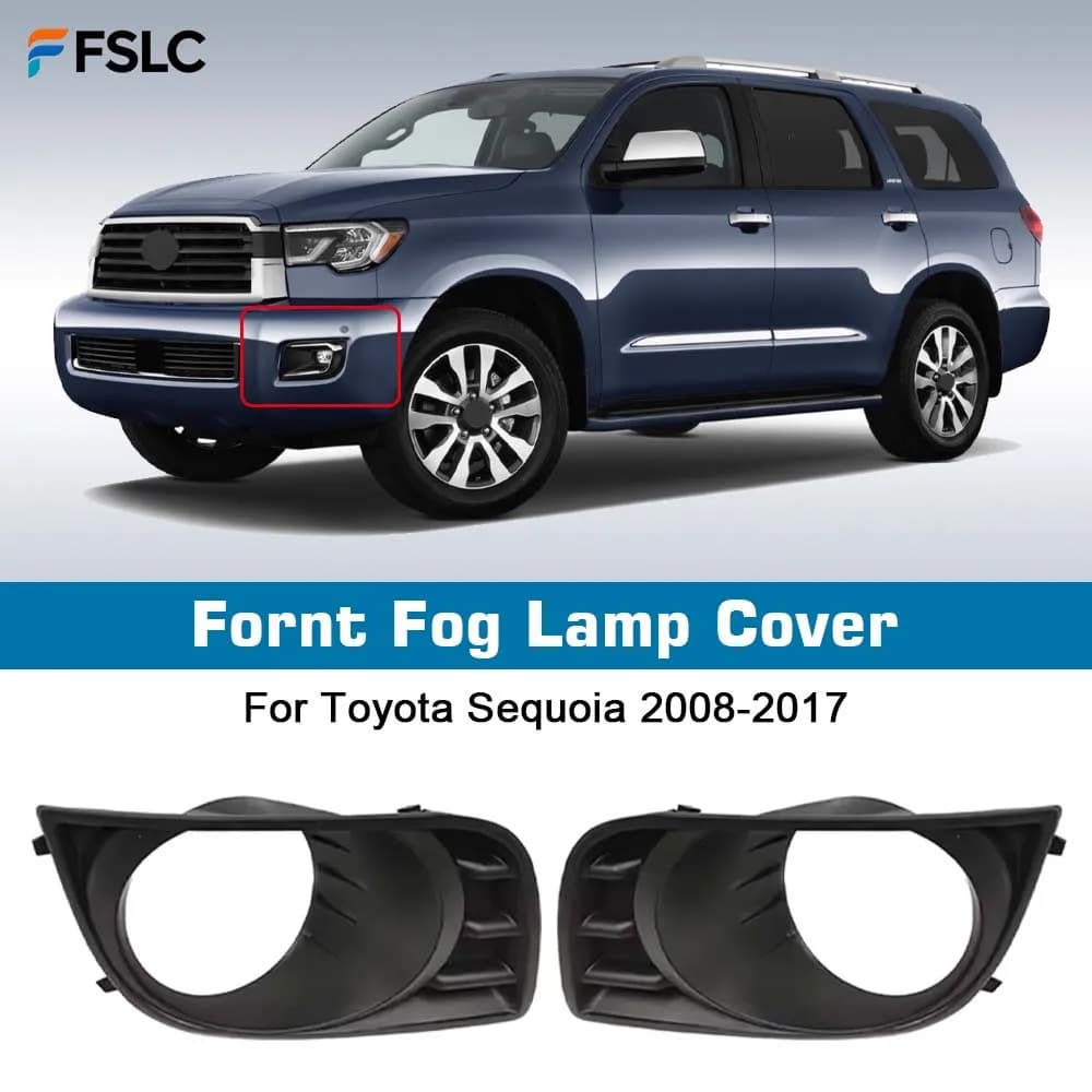 ⭐Genuine⭐ Protective Cover Fornt Fog Lamp Cover For Toyota Sequoia 2008-2017 Cars Accessories Fog Lamp Grille Wire Mesh Cover