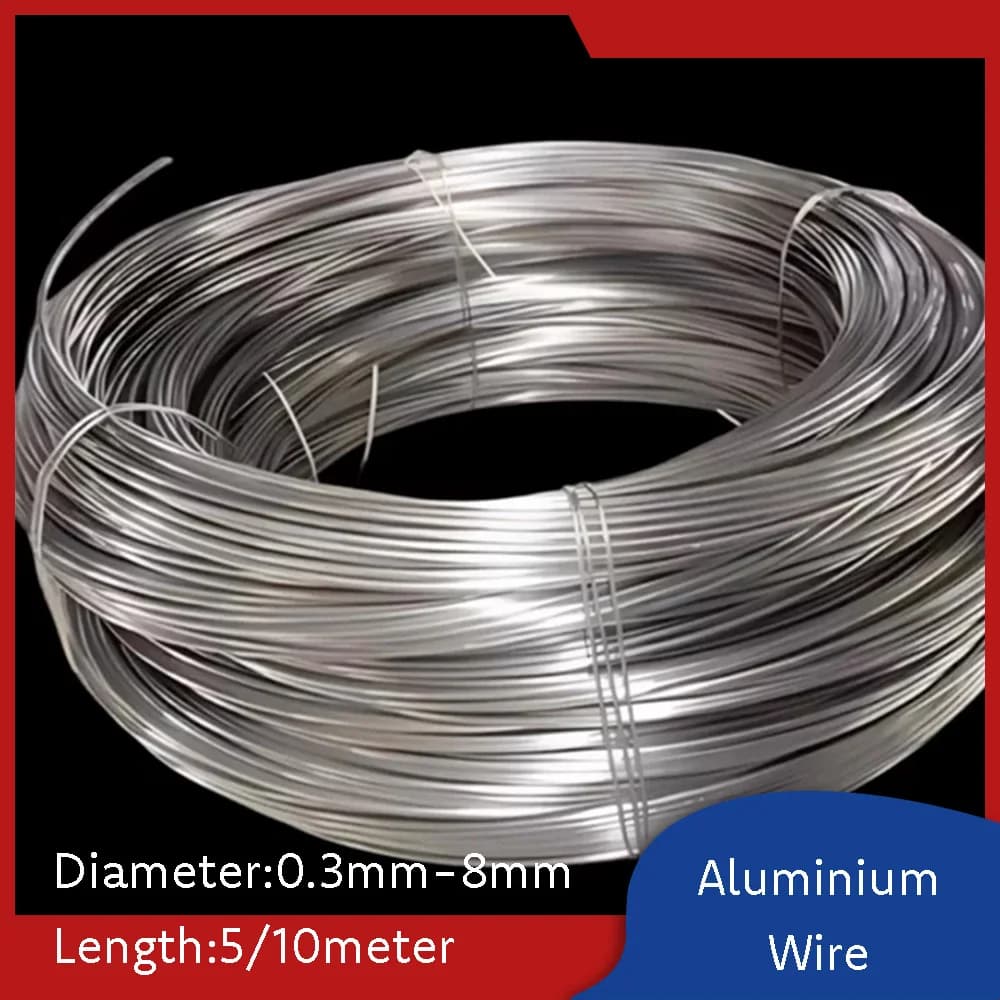 Aluminium Wire High-quality Metal Wires for Making Flower Baskets, Shaping Wreaths and DIY Hand Crafts 0.3mm-8mm Diameter