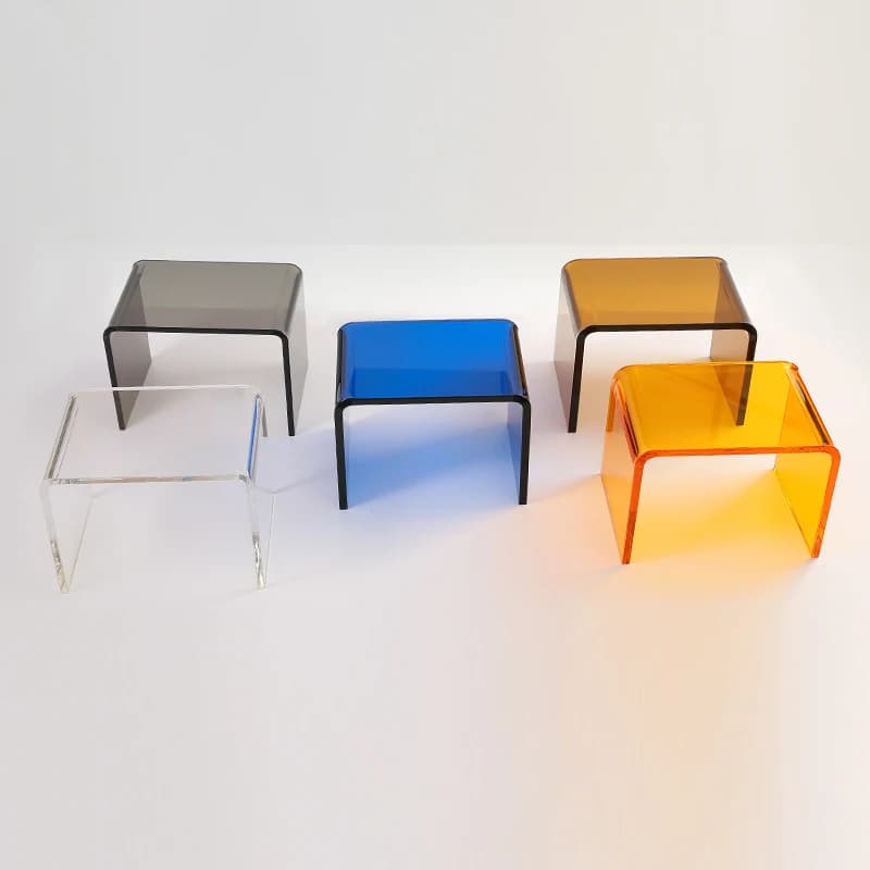 Colorful Acrylic Display Rack, Supermarket Product Display Stand, Action Figure Storage Shelf, Dessert Food Display Holder