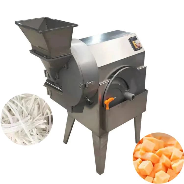 Fruit and Vegetable Cube Cutting Machine Aloe Vera Dicing Machine Commercial Vegetable Shredding Slicer