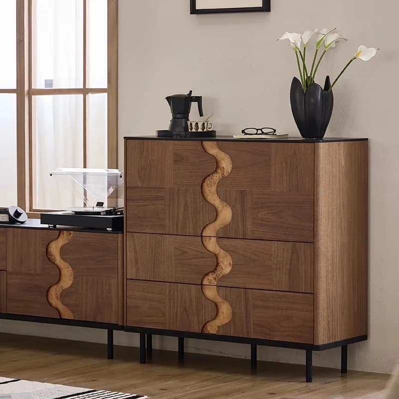 For Wabi Sabi Wood Living Room Cabinets Classic Drawers Trendy French Living Room Cabinets Storage Modern Meuble Furniture Home