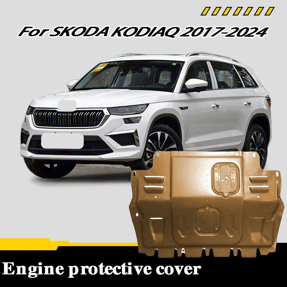 Engine Chassis Shield Splash Bottom Protection Board Car Accessories Under Cover For SKODA KODIAQ 2017-2024 2.0T