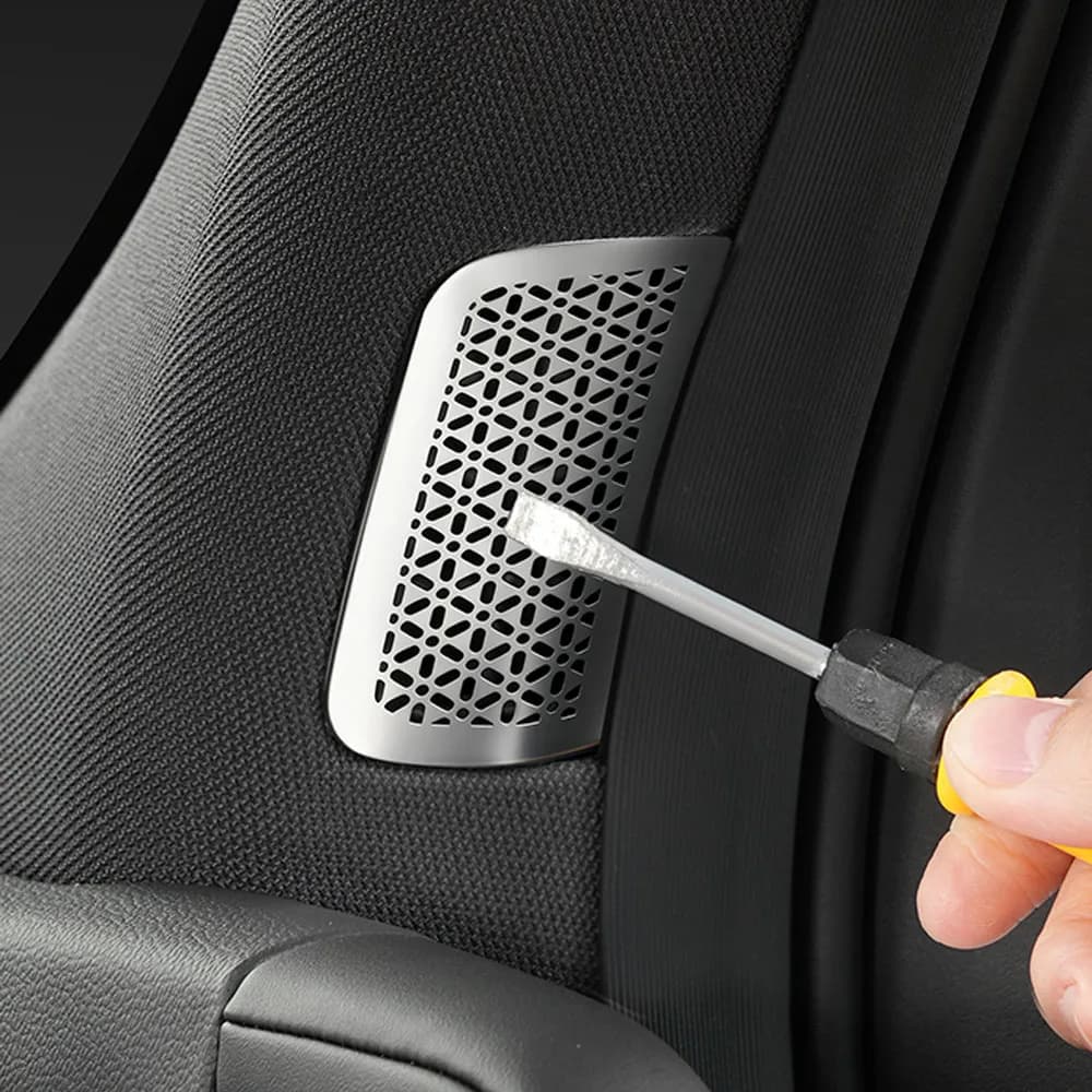 2 Pcs A-pillar Air Outlet Mask For Chery Jetour G700 2025 2026 Stainless Steel Protective Cover Car Modification Accessories