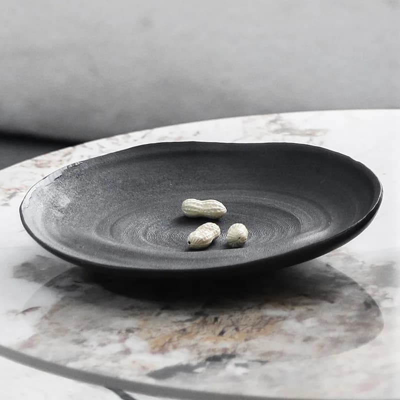 Vintage Minimalist Fruit Plate with Designer Feel for Villa Home Living Room Coffee Table Dining Room Decor