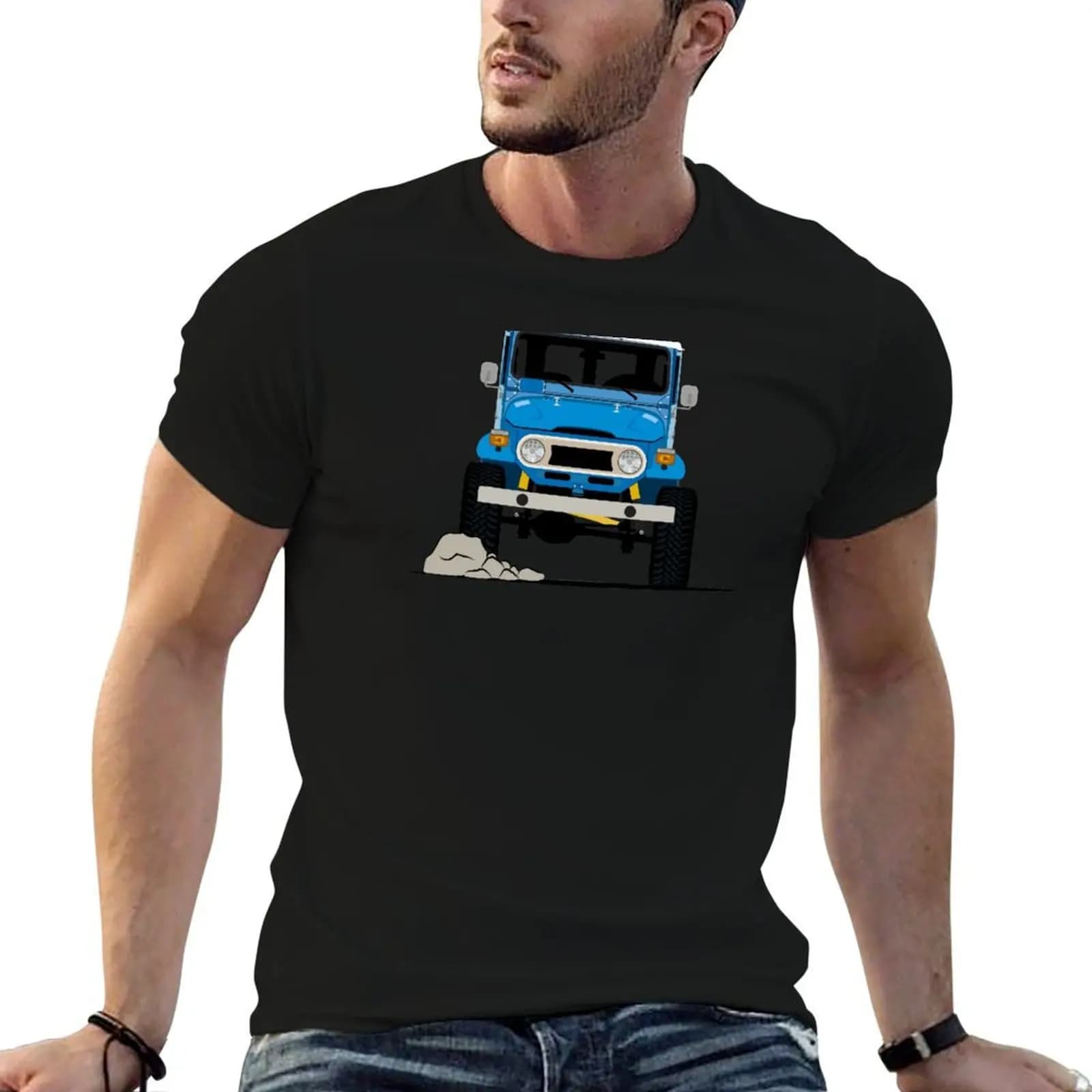 Land Cruiser FJ40 T-Shirt custom shirt funny shirt cotton t shirt men 100℅ cotton