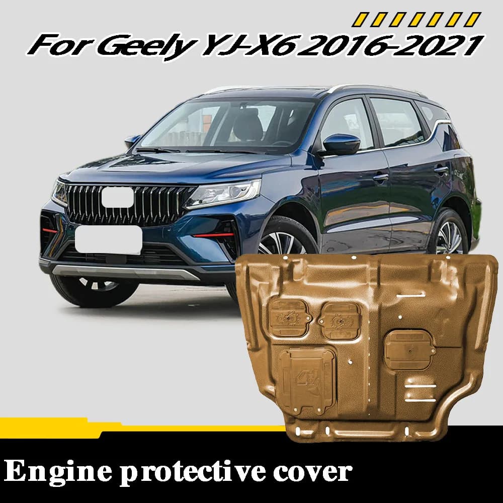 Vehicle - Specific Splash - Proof Durable Sturdy Engine Undercover And Lower Mudguard For Geely YJ-X6 2016-2021 1.3T/1.8L/1.4T