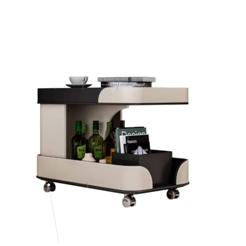 Italian minimalist trolley, movable sofa side several multi-functional living room household small apartment lifting storage