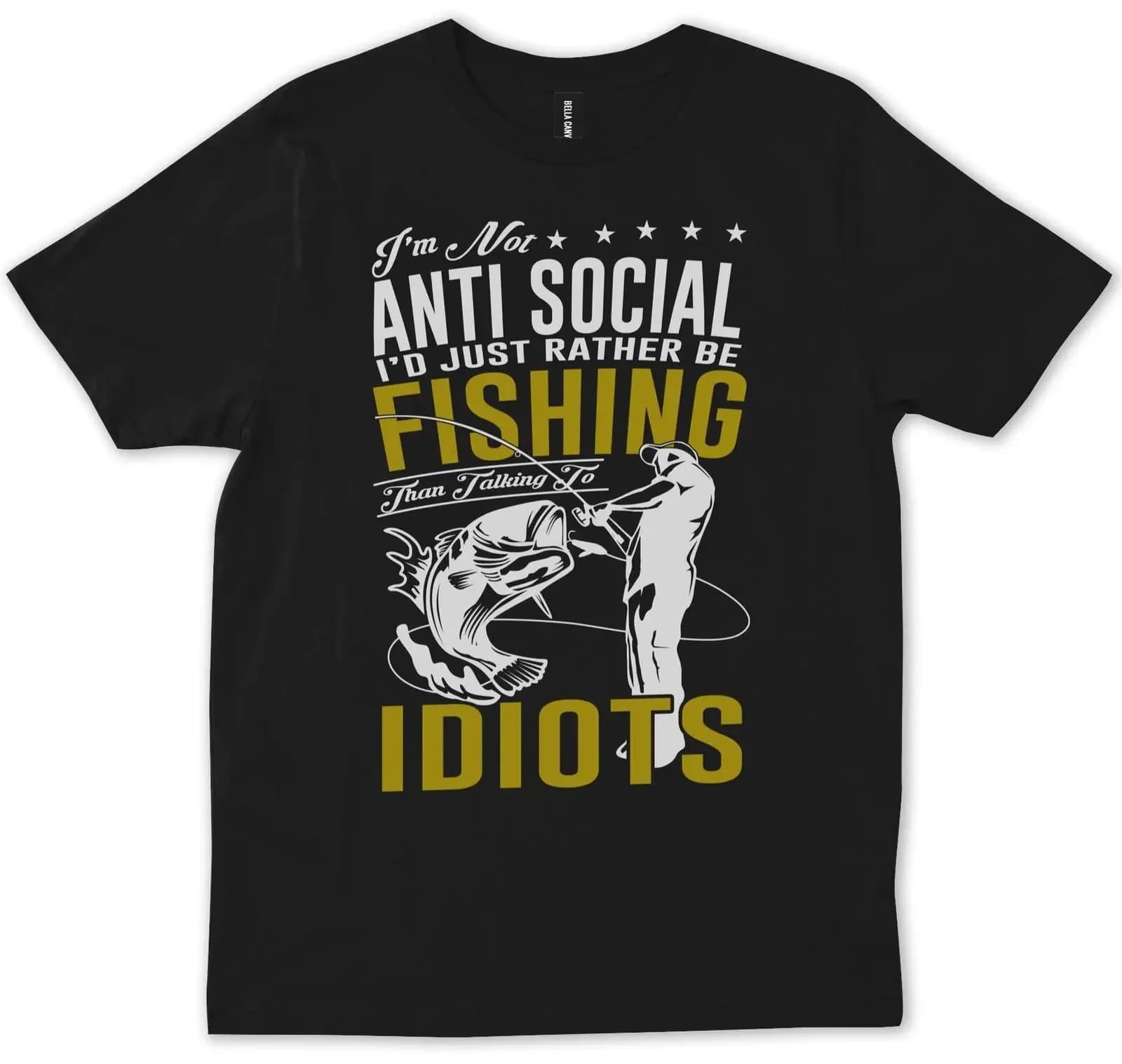 Funny Fishing Phrase Fisherman Anglers Gift T-Shirt. Summer Cotton O-Neck Short Sleeve Mens T Shirt New S-3XL