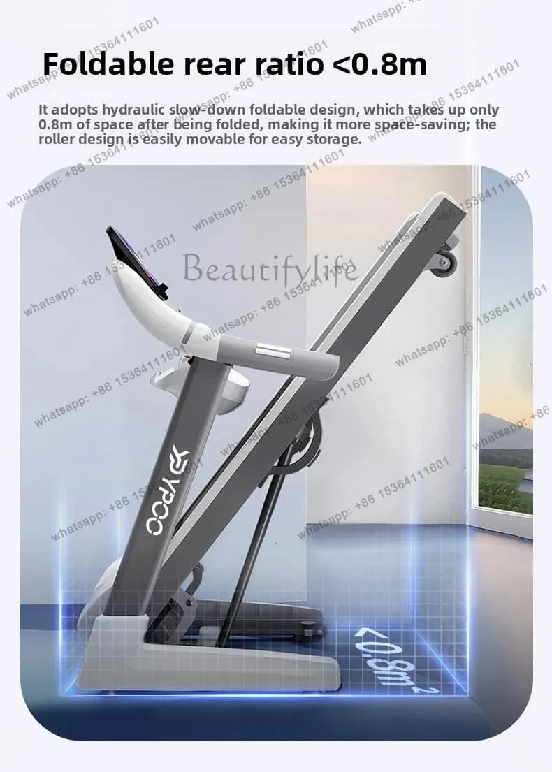 treadmill household ultra-quiet shock absorption multi-functional walking indoor gym for weight loss