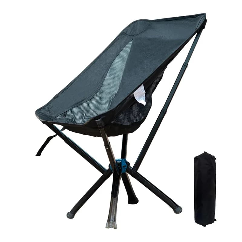 Ultra-light outdoor fishing trip camping moon chair portable folding beach chair
