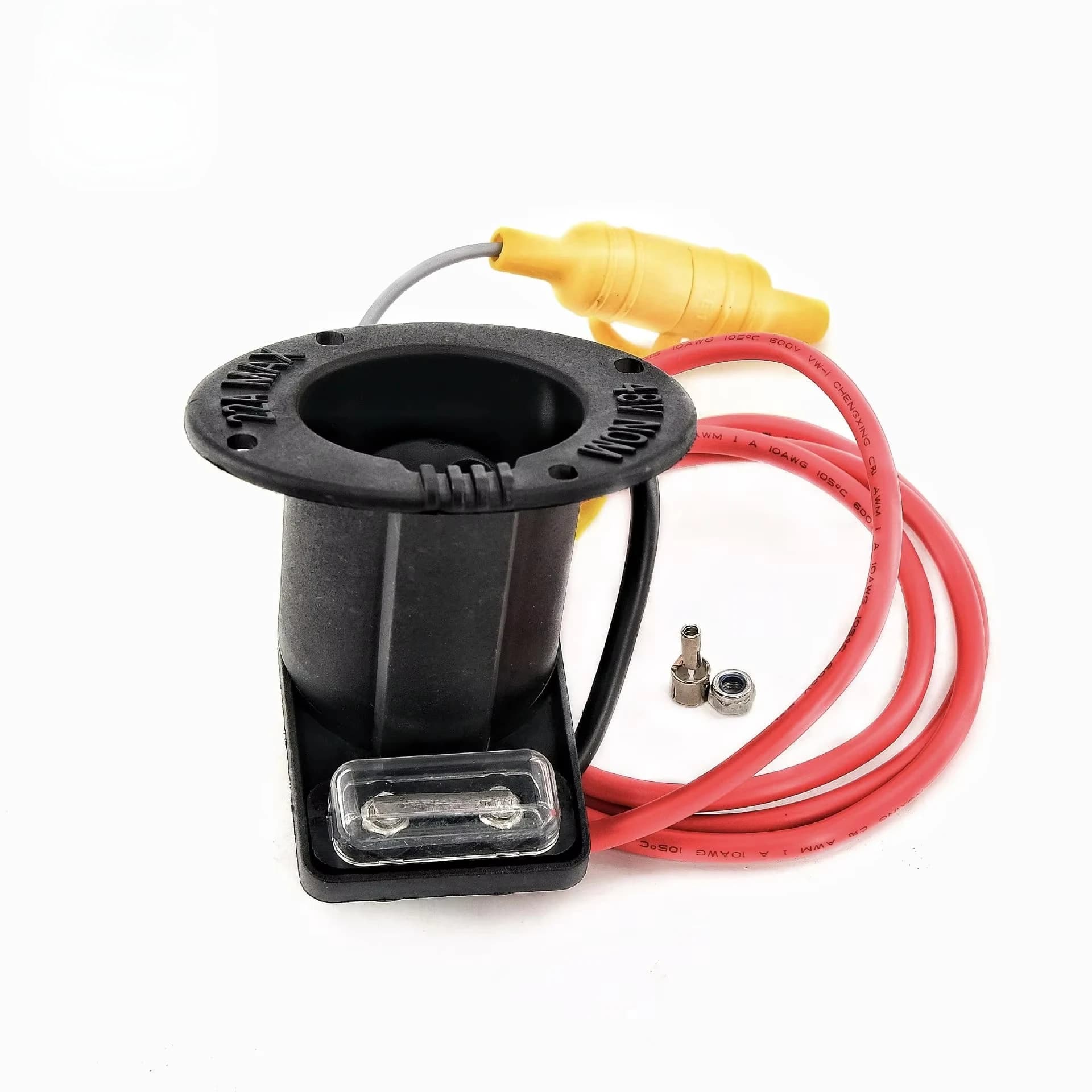 Golf Cart 48V Charger Socket with Cable Fuse Assembly for Club Car DS Model 101802101 Made in China