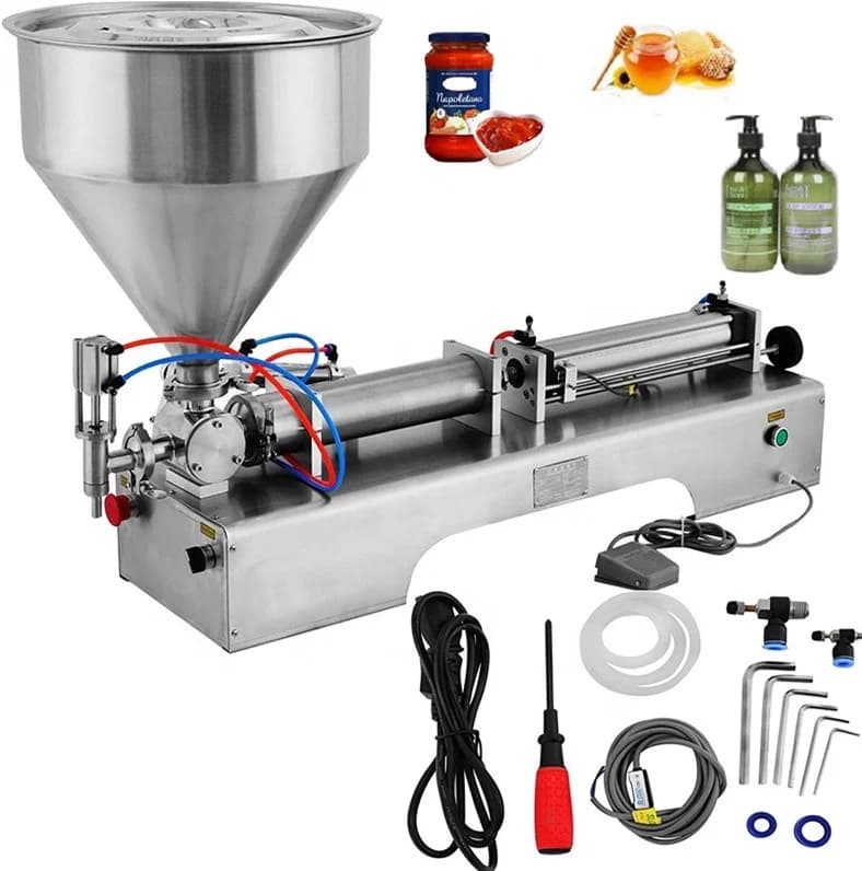 Pneumatic Tomato Paste And Liquid Filling Machines 500-5000ml
