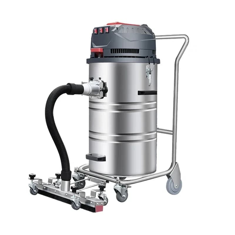 Shiwosi Single Phase Industrial Vacuum Cleaner Wet and Dry Floor Cleaning hine 4.kw Power Factory Workshop