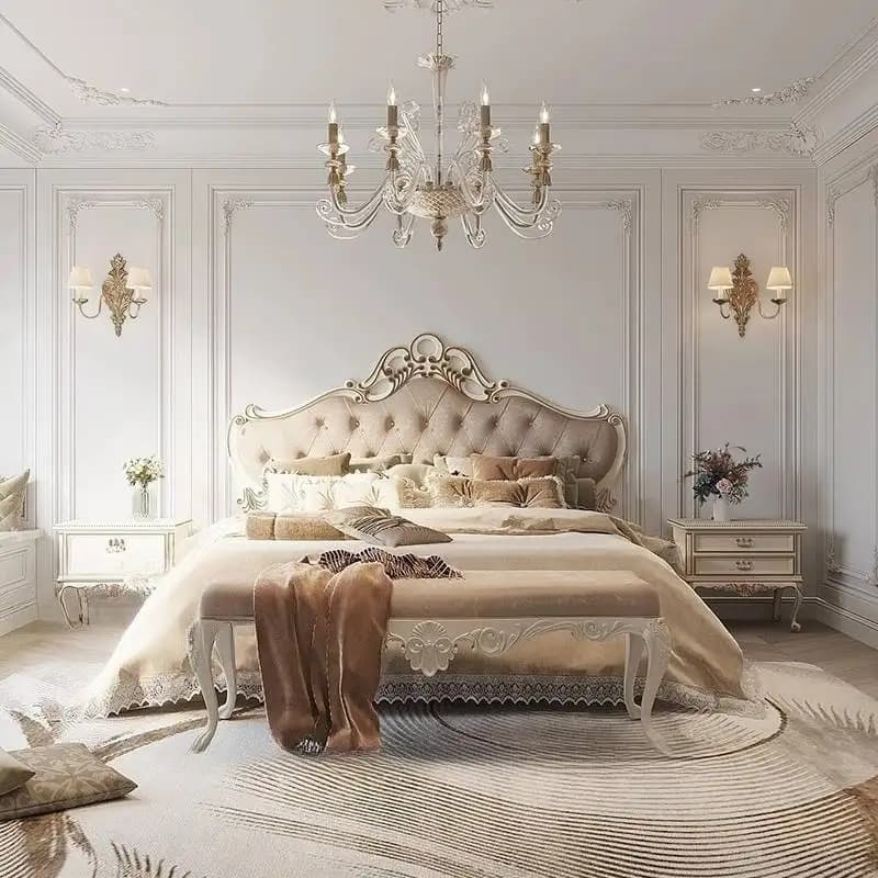 Heavy Price European Double Bed Cheap Vintage Japanese Wooden European Double Bed Modern Luxury Cama Matrimonial Furniture