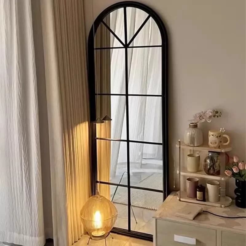 Attachment Vintage Mirror Bedroom Organizer Black Standing Mirror Aesthetic Infinity Adornos Para El Hogar Home Decoration