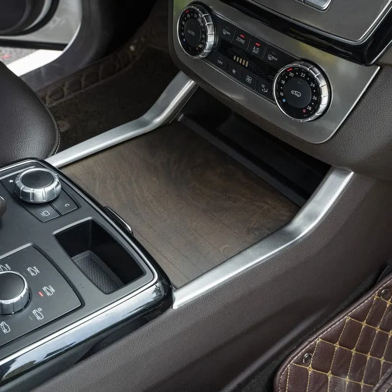 For Mercedes-Benz GLE W166 ML GL GLS X166 2013-2019 Car Center Console Water Cup Holder Cover Trim Strip Interior Accessories