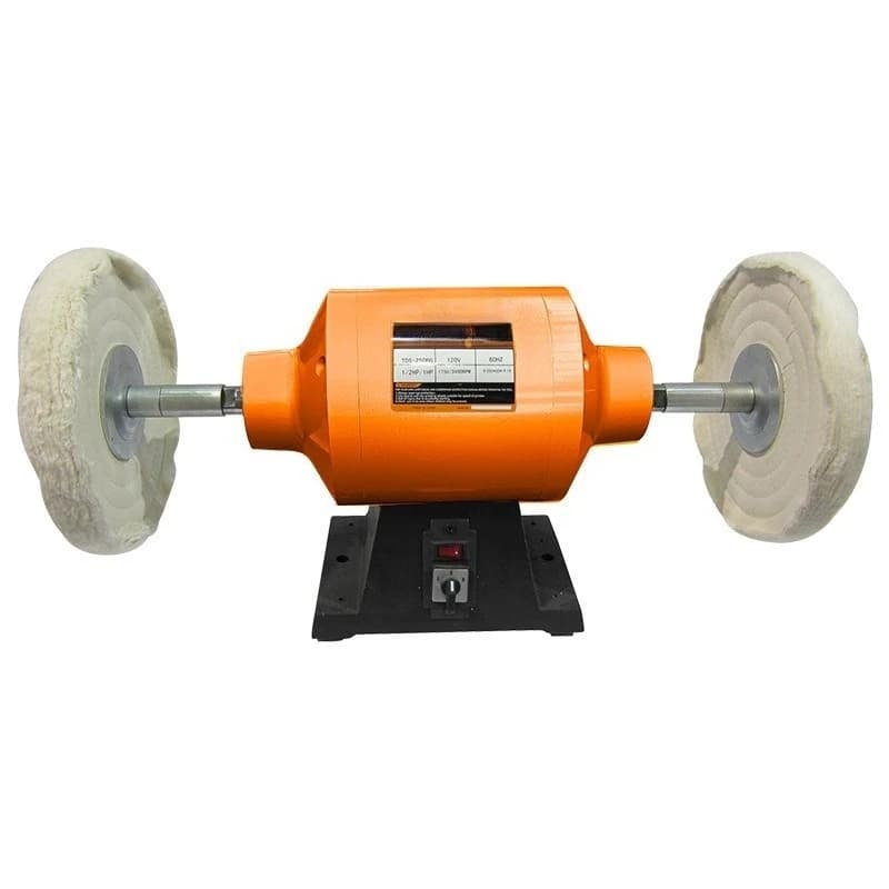 250Mm cloth wheel polishing machine long wheelbase two-speed design rust removal polishing machine