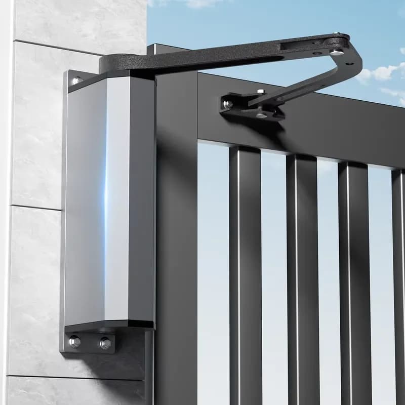 Automatic Door Opener for Side Mount 90 Degree Curved Arm Type Flat Motor Electric Door Closer for Exterior Community
