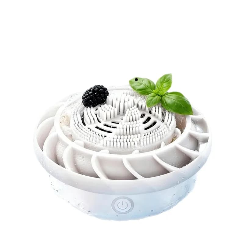 Fruit and vegetable washing machine, household fruit washing artifact, food purification machine, ultrasonic residue removal
