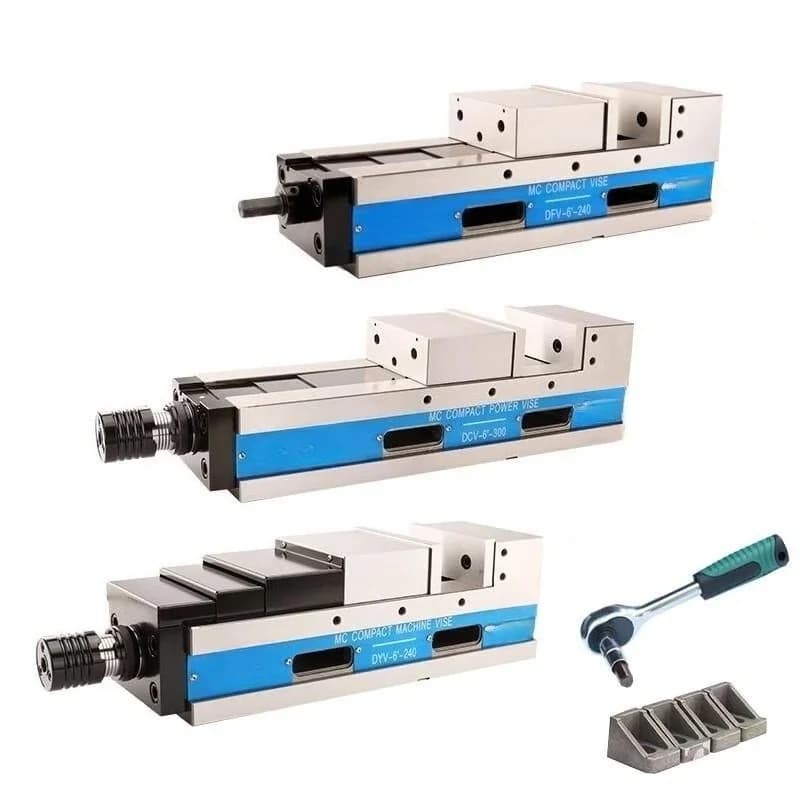 Precision hydraulic vice Hydraulic flat mouth pliers Machining Center 6 angle fixed double force