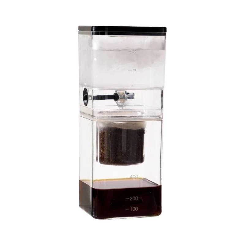 Simple square ice drop coffee pot drip cold brew pot household small coffee